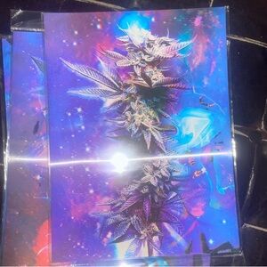 Budstronaut holographic poster